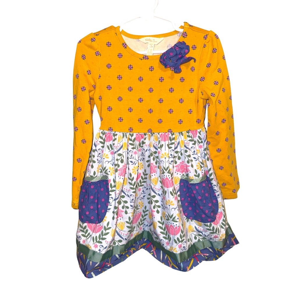 Matilda Jane Choose your own path Gold Star Dress size 4